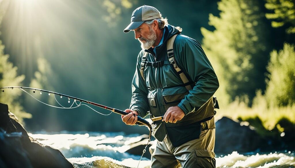 checking water conditions