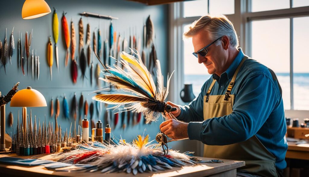 tying saltwater flies